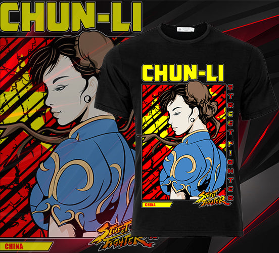 Fighter - Chun Li Short Sleeve – U-Litt X-clusive