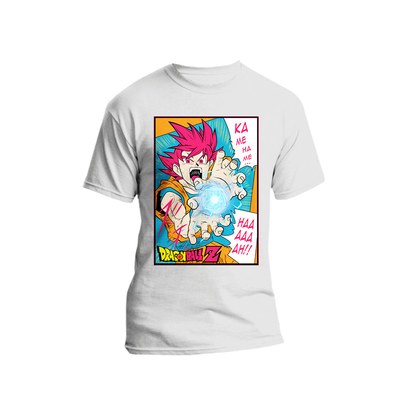 Dragon Anime - Goku Kamehameha Short Sleeve
