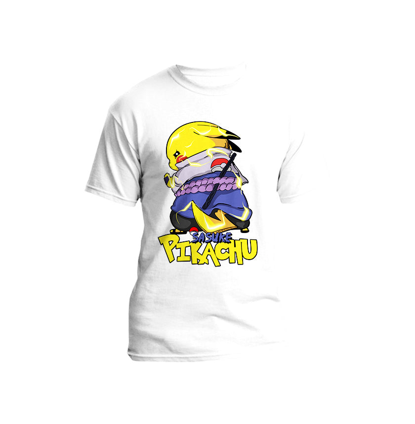 Ninja Anime - Picachu x Sasuke Short Sleeve