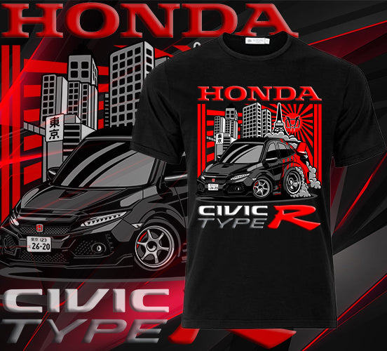 Cars - Civic R Chibi Short Sleeve