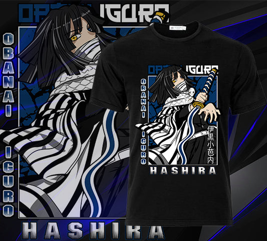 Demon Anime - Obanai Iguro Short Sleeve