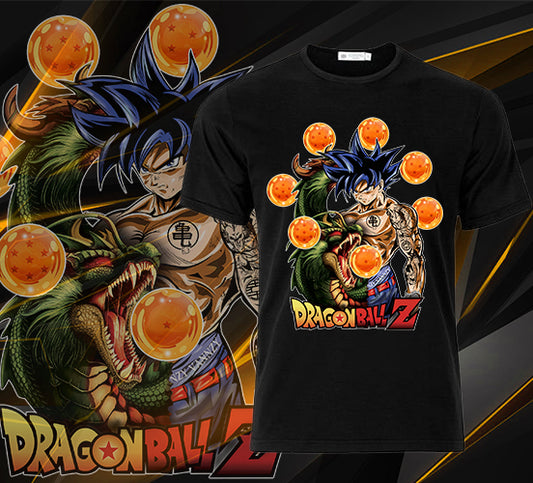 Dragon Anime - Goku Shenron Short Sleeve