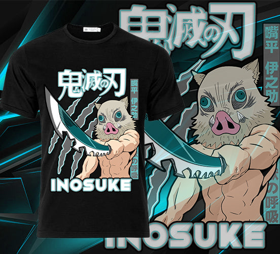 Demon Anime - Inosuke Short Sleeve