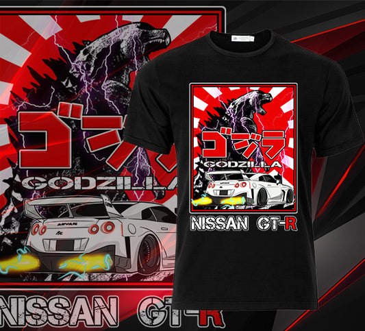 Cars - Godzilla R35 Short Sleeve