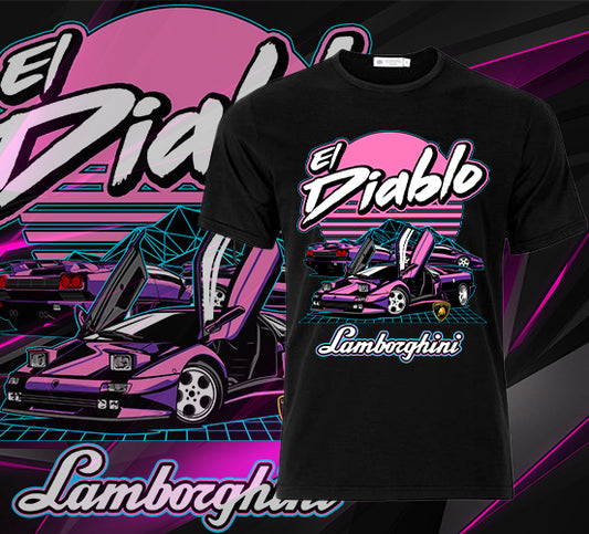 Cars - Lamborghini Diablo Short Sleeve