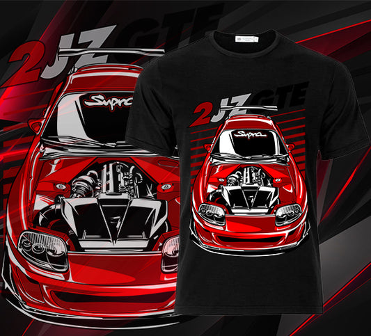 Cars - Supra 2JZ GTE Short Sleeve