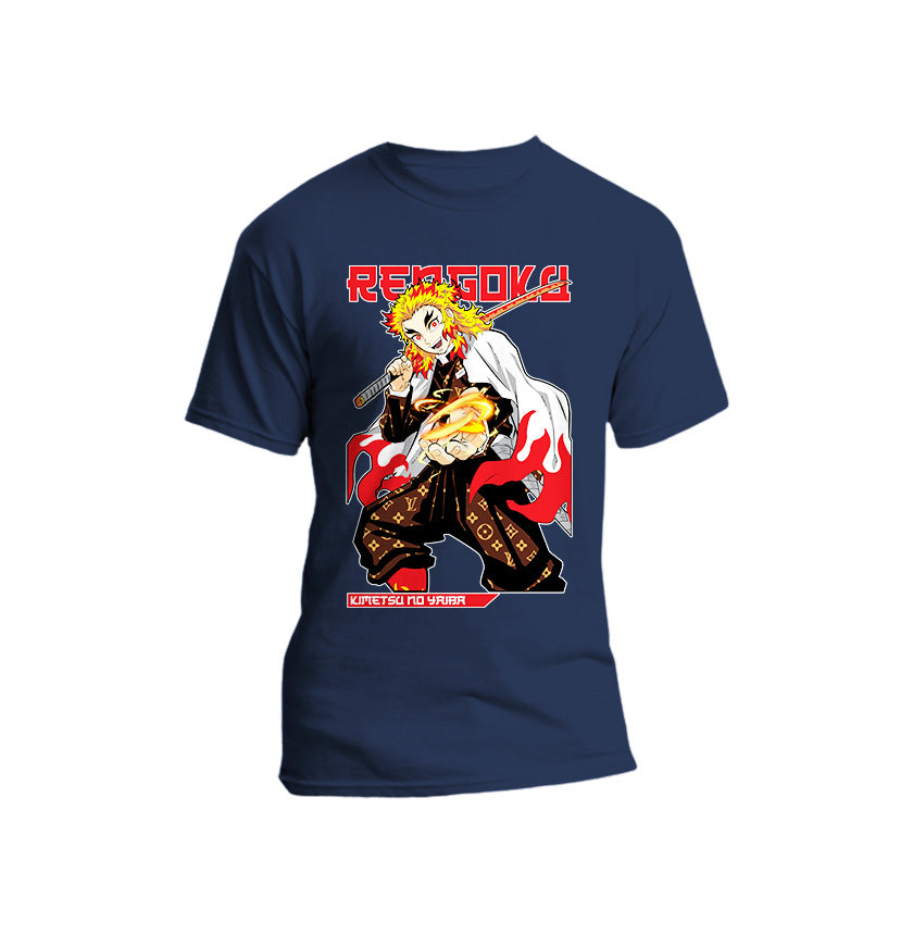 Demon Anime - Rengoku Short Sleeve