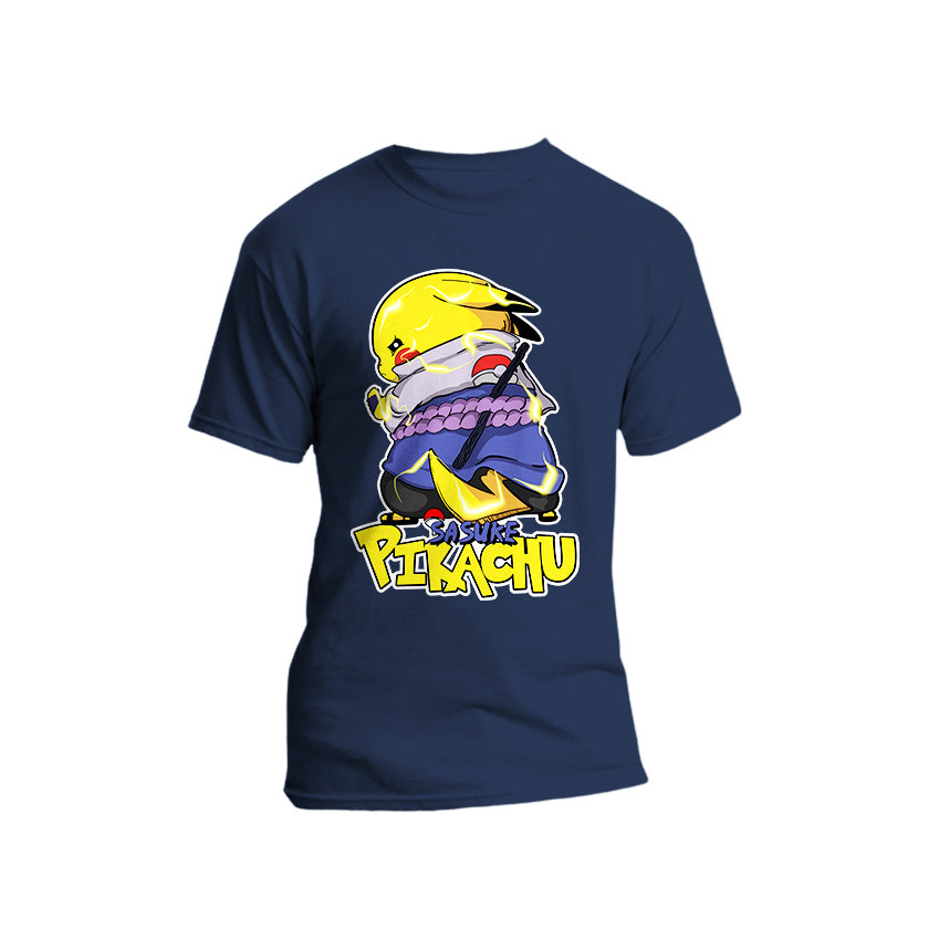 Ninja Anime - Picachu x Sasuke Short Sleeve