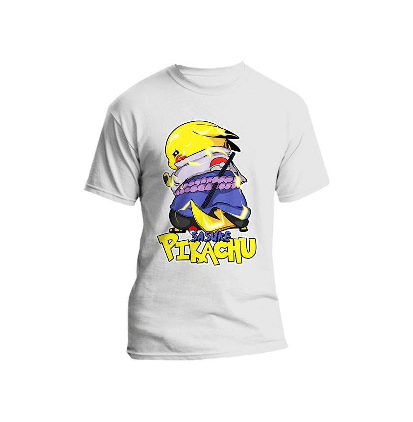 Ninja Anime - Picachu x Sasuke Short Sleeve