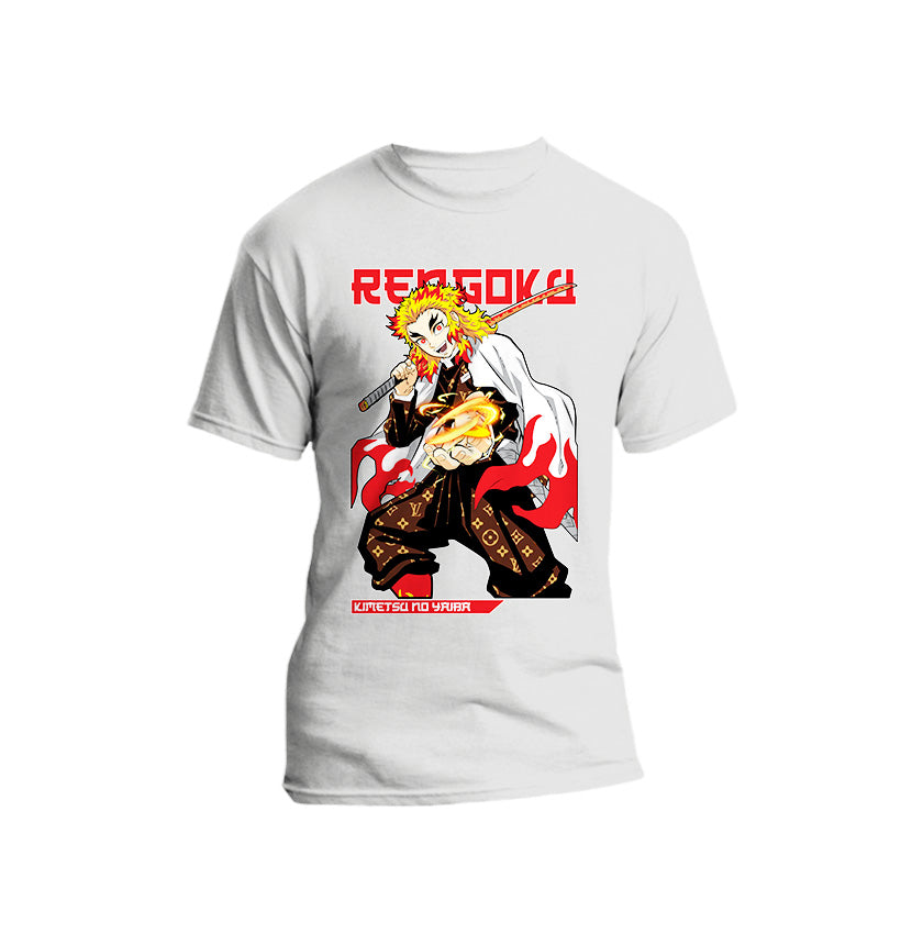 Demon Anime - Rengoku Short Sleeve