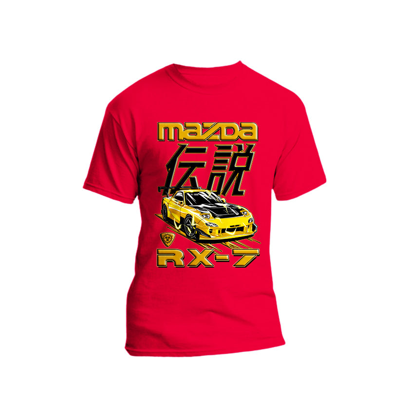 Cars -  Mazda Rx-7 Short Sleeve