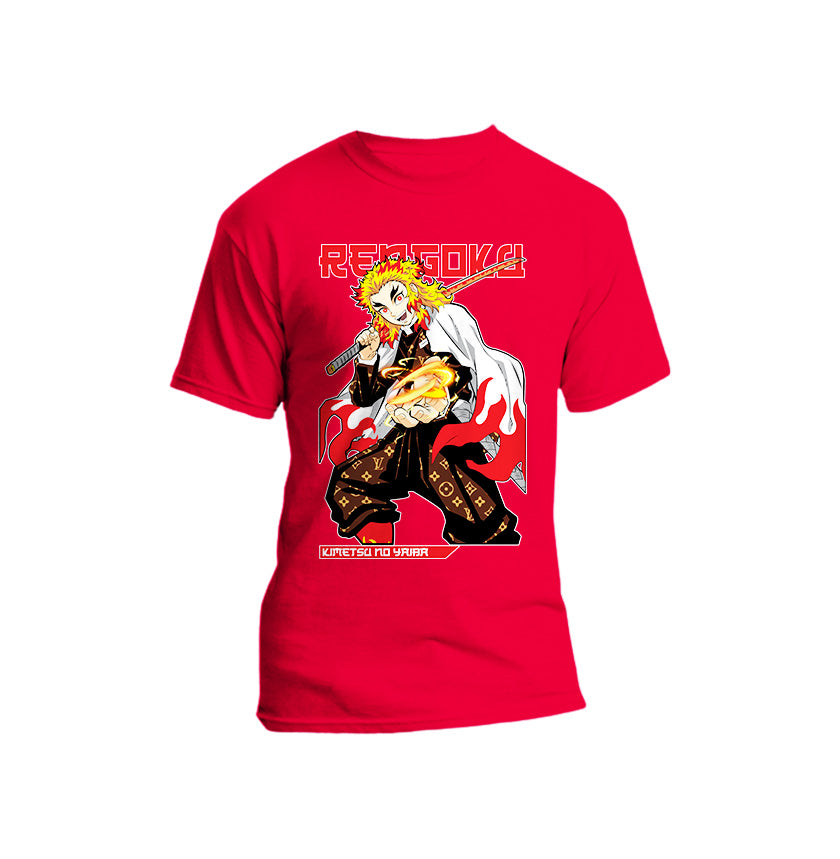 Demon Anime - Rengoku Short Sleeve