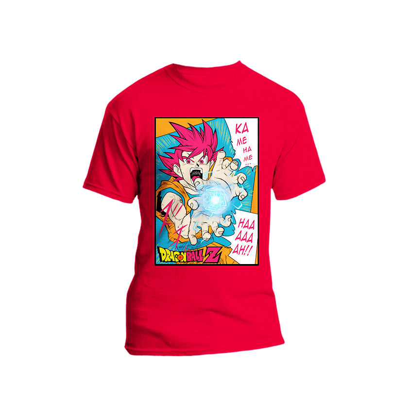 Dragon Anime - Goku Kamehameha Short Sleeve