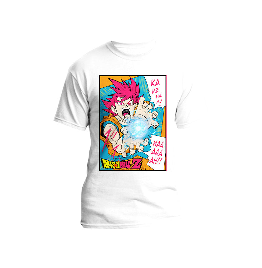 Dragon Anime - Goku Kamehameha Short Sleeve