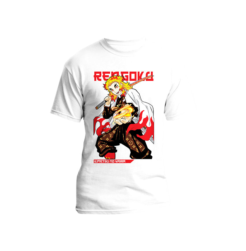 Demon Anime - Rengoku Short Sleeve